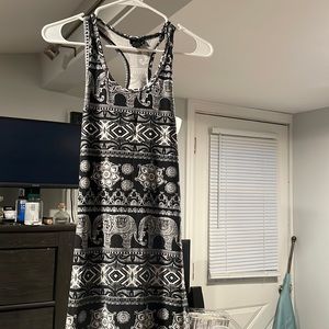 Elephant maxi dress